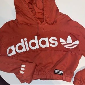 Cropped adidas hoodie